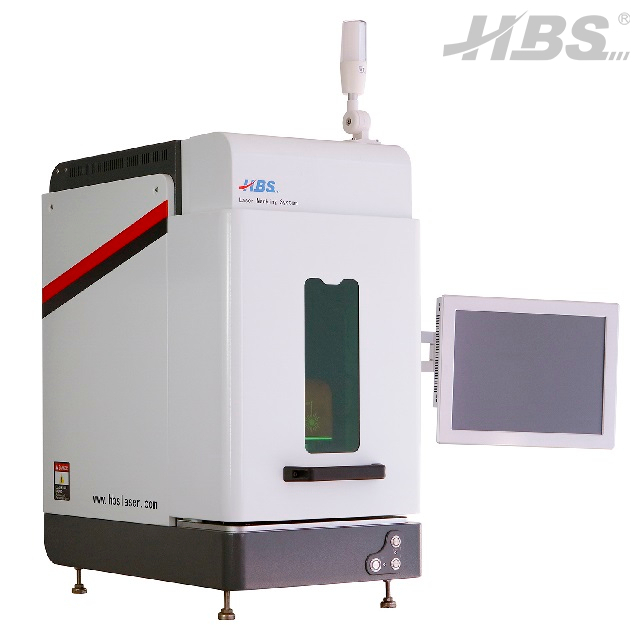 Full Enclosed Desktop Fiber Laser Marking Machine HBS-GQ-20E