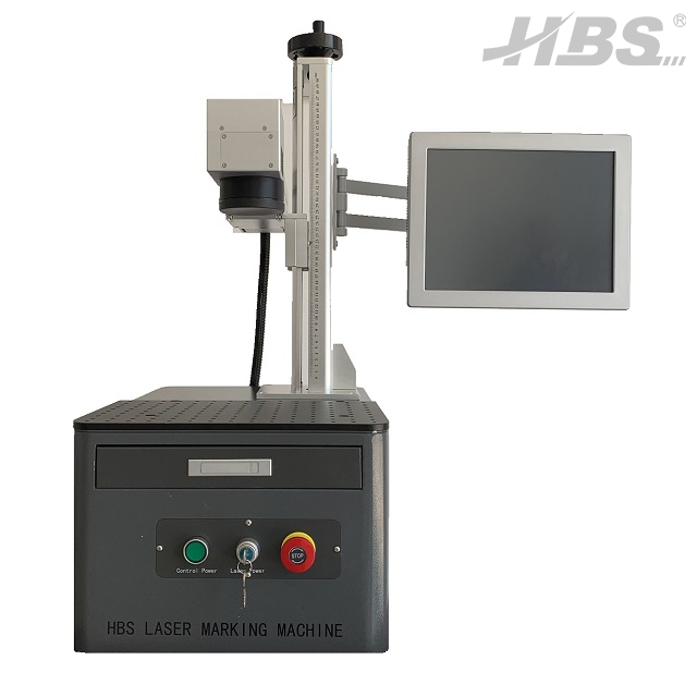 Desktop Metal Marking Fiber Laser Marking Machine HBS-GQ-20J