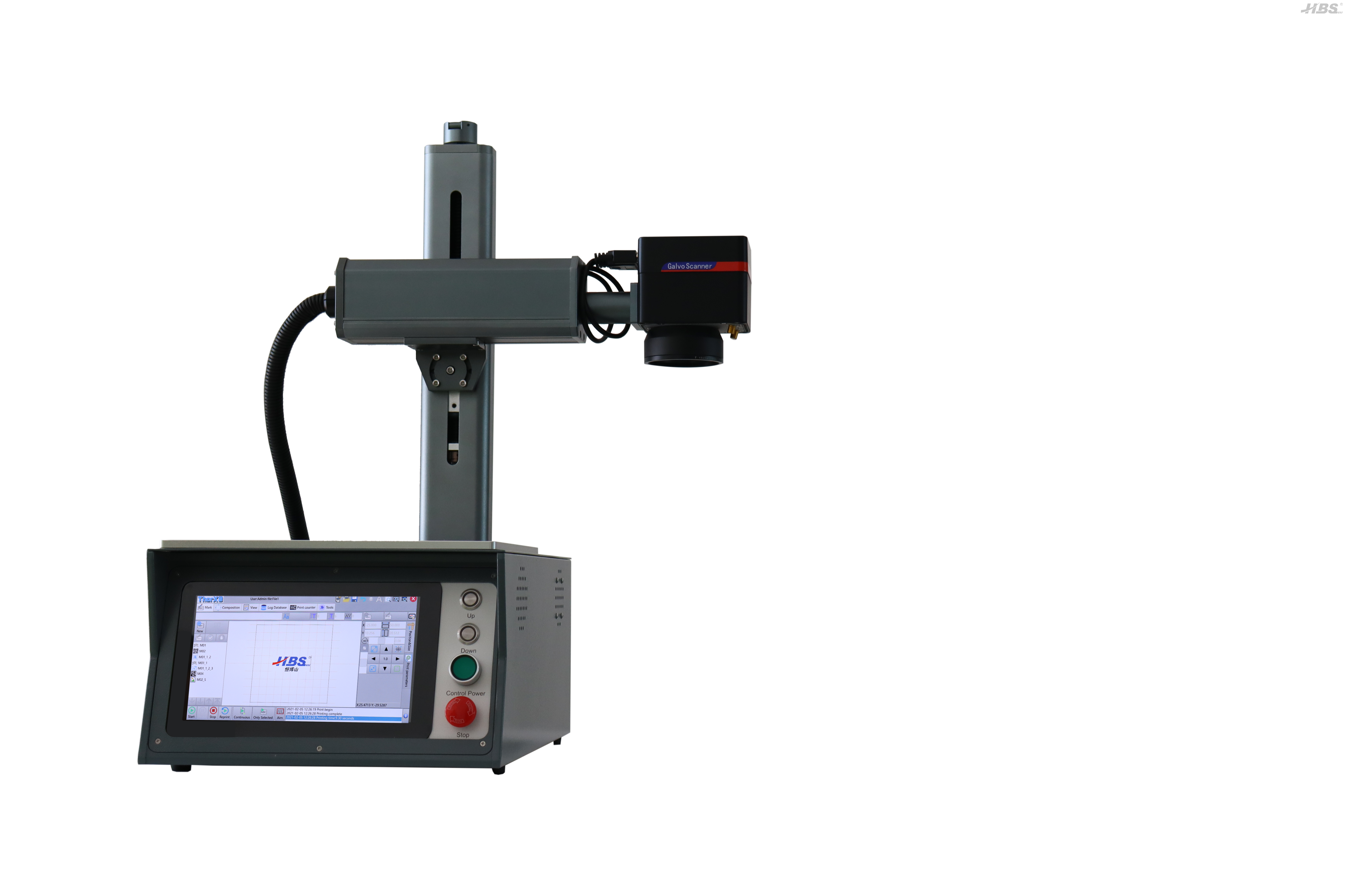 New Presentation Bench Top Compact Economic Laser Marking Machine HBS-GQ-20 New