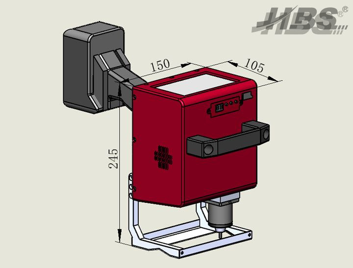 High Recommend Portable Electric Dot Pin Marking Machine with Battery Power