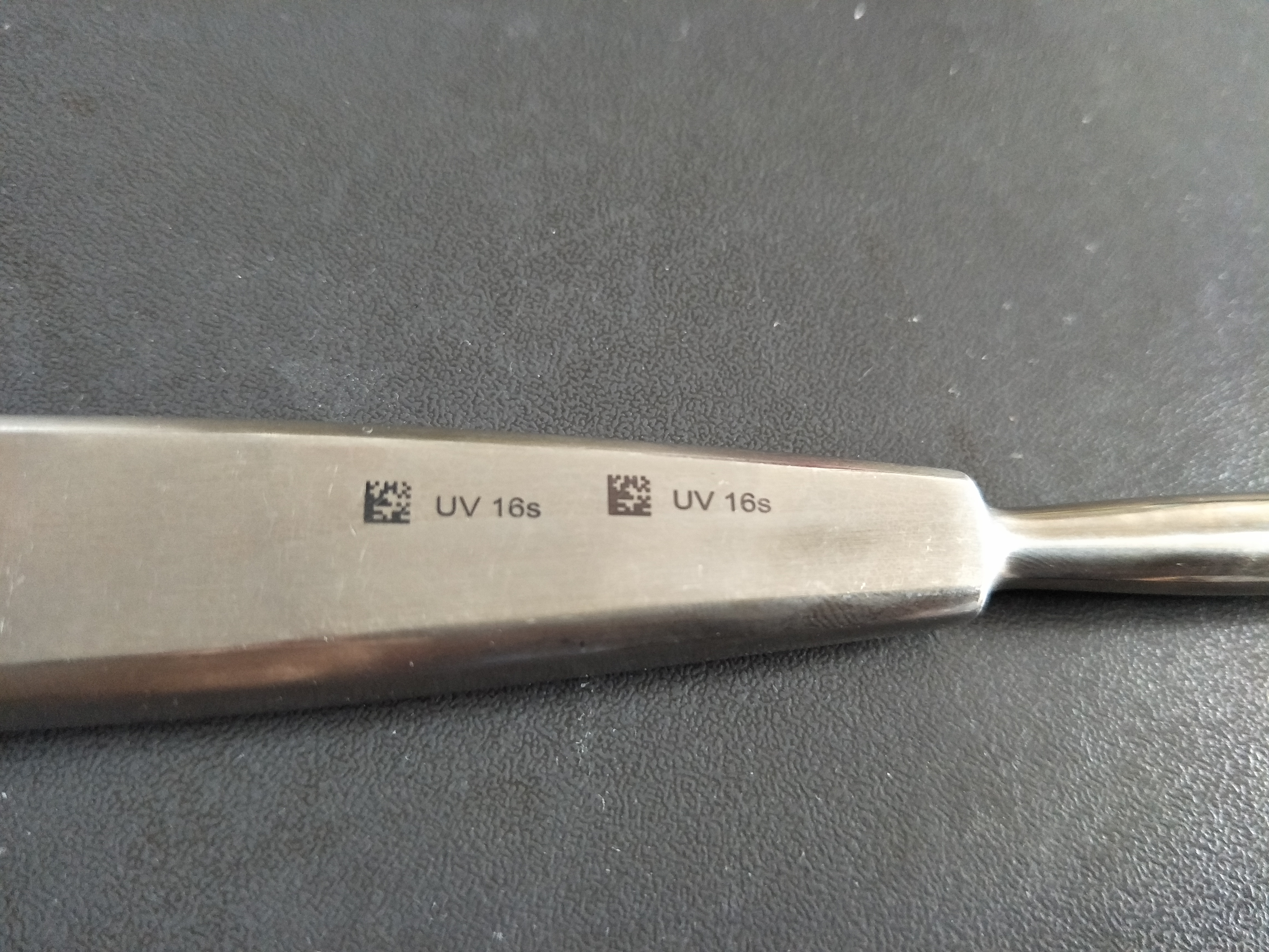 Marking samples of Laser marking