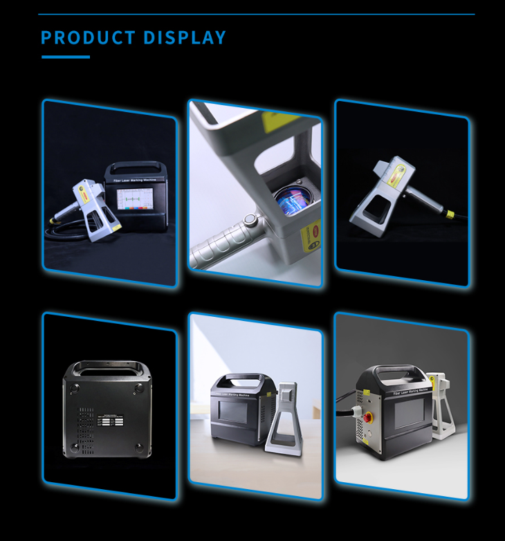 Detailed view of the high-precision double-circle scanning galvanometer and laser output lens